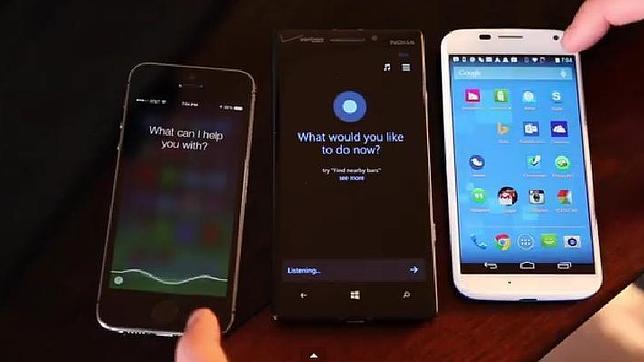 Batalla de asistentes: Cortana se enfrenta a Siri y Google Now