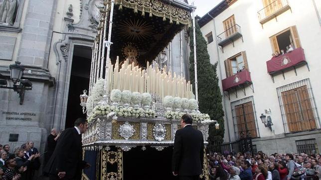 La procesión de Los Estudiantes es la que abre la Semana Santa madrileña
