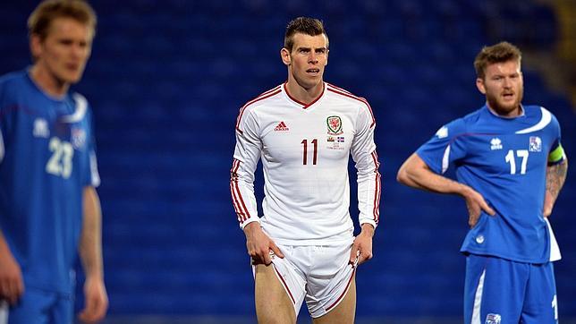 Gareth Bale, en el amistoso ante Islandia