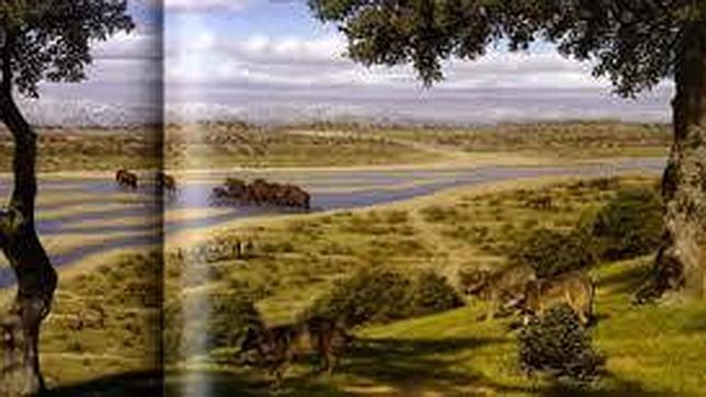 Madrid, hace miles de años, en una recreación de cómo pudo ser