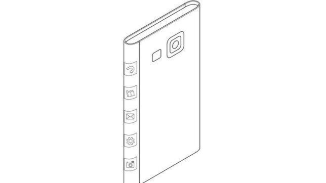 Samsung solicita la patente para una pantalla de «tres caras» para el Note 4