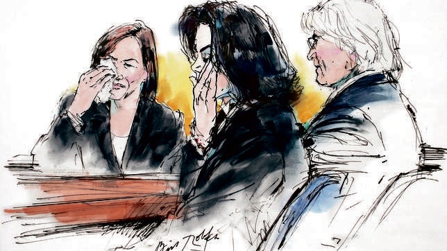 La historia judicial de Estados Unidos,    en pastel y carboncillo