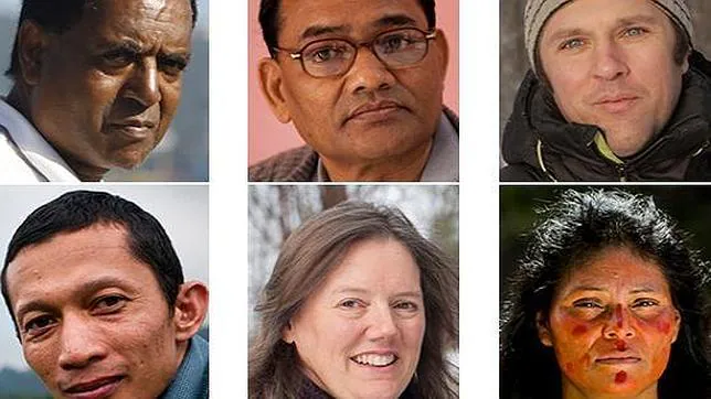 Los seis ecohéroes que se han llevado el «Nobel» de Medio Ambiente 2014