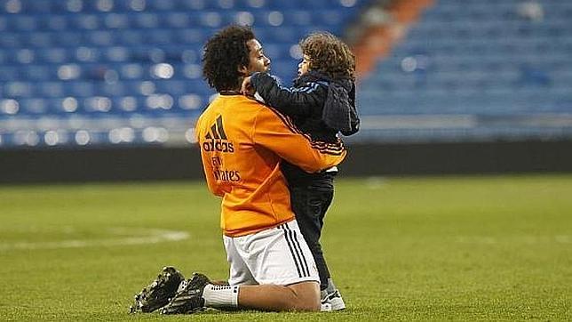 Marcelo fue insultado después de un derbi cuando estaba con su hijo