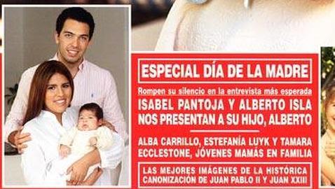 Chabelita y Alberto Isla presentan a su hijo en la portada de «¡Hola!»