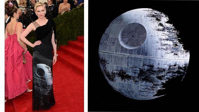 La actriz Kirsten Dunst con un diseño de Rodarte