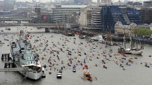 Orgullo naval en el Támesis