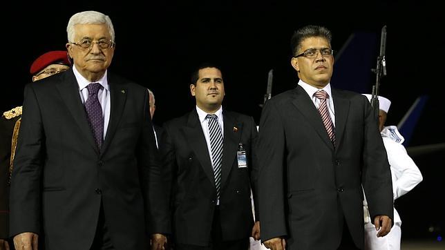 El líder palestino Mahmud Abbas llega a Venezuela para encontrarse con Maduro