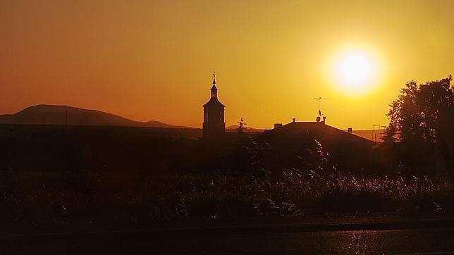 Atardecer desde la localidad toledana de Mora