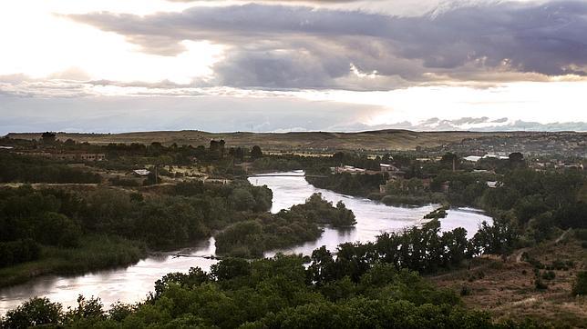 Imagen del río Tajo al atardecer