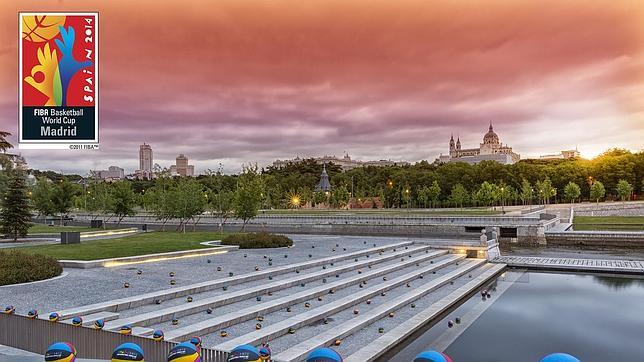 Así amanece Madrid a cien días del Mundial de Baloncesto