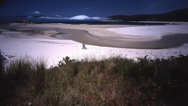 Playa sonense de Aguieira, en La Coruña