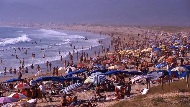 La playa de A Lanzada, hasta la bandera