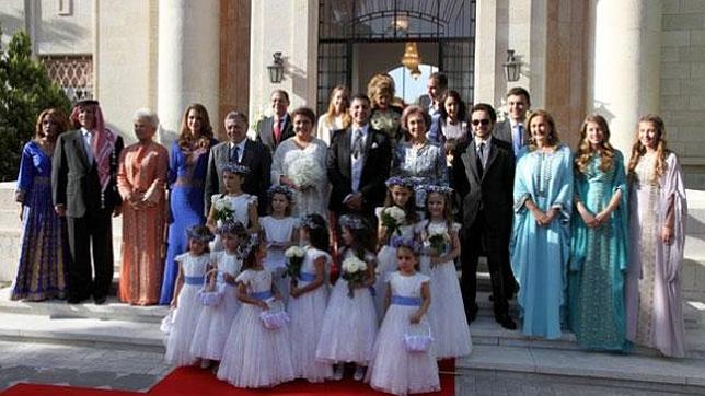 Doña Sofía, de boda con Rania de Jordania