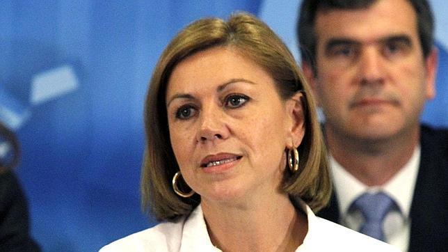 La secretaria general del PP, Maria Dolores de Cospedal preside la reunion del Comite Ejecutivo Regional del partido
