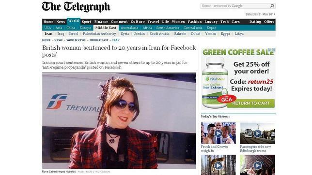 Una británica se enfrenta a 20 años de cárcel en Irán por criticar al ayatola en Facebook