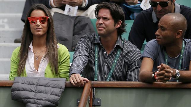 Ana Boyer, un talismán para Verdasco en Rolad Garros