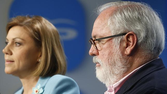 Cospedal y Arias Cañete comienzan a diseñar la estrategia del PP en Europa