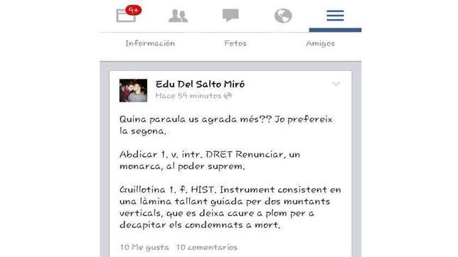 Un dirigente de Compromís: «Prefiero la guillotina a la abdicación»