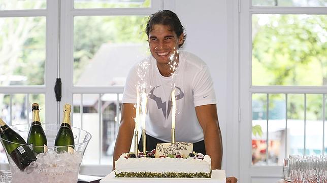 Rafa Nadal cumple 28 en París