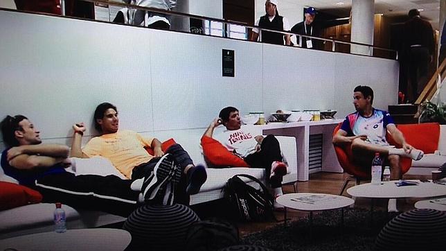 La espera de Rafa Nadal y David Ferrer