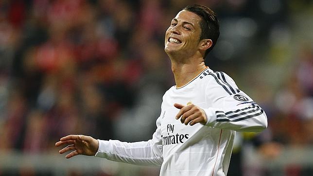 Cristiano Ronaldo, en un partido con el Real Madrid