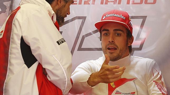 Alonso, durante el Gran Premio de Canadá