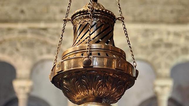 El botafumeiro «vuela» en la Catedral