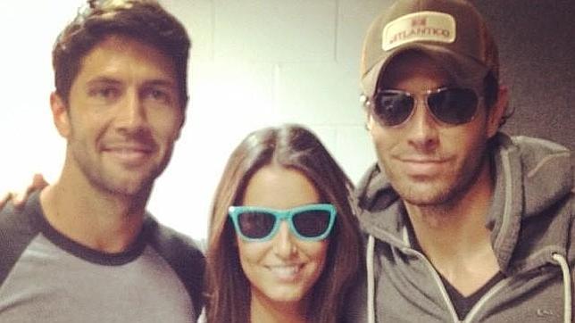 Ana Boyer y Fernando Verdasco disfrutan de un concierto de Enrique Iglesias