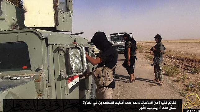 La insurgencia iraquí consolida su control sobre la frontera con Siria