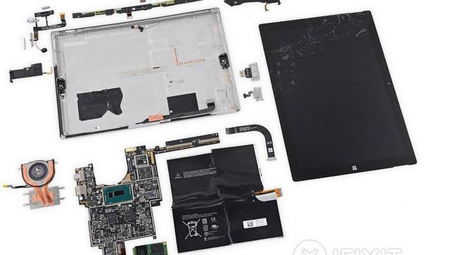 Surface Pro 3 es una de las «tablets» más difíciles de reparar