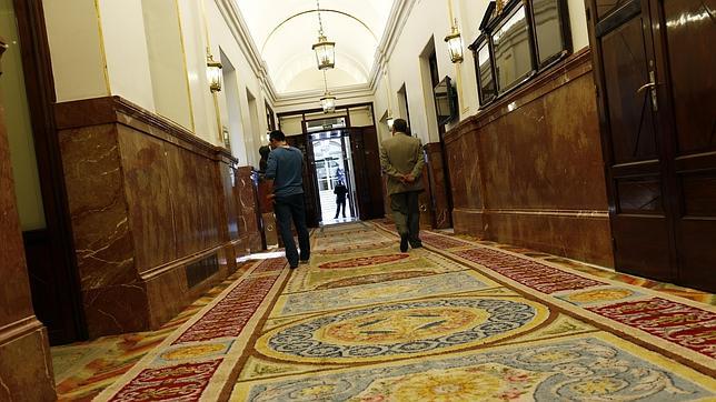 Un pasillo del Congreso