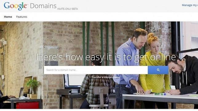 Google prueba su servicio de registro de dominios