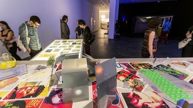 Una parte de la exposción «Es posible porque es posible»