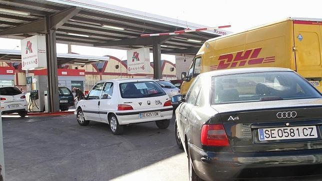 Una gasolinera Alcampo