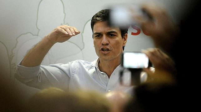 Pedro Sánchez se quita la etiqueta del «aparato»: «Aspiramos a un cambio desde abajo»