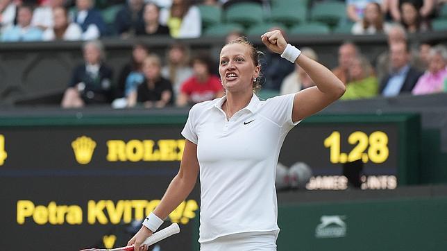 Kvitova, un paso más cerca de su segundo Wimbledon