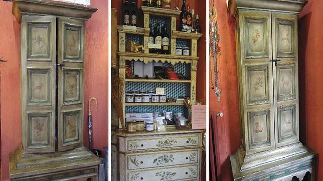 Alacenas policromadas del hotel Santa María de El Paular
