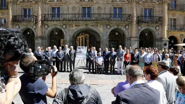 Salamanca rinde homenaje a Miguel Ángel Blanco