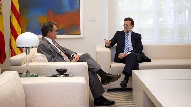 Artur Mas y Mariano Rajoy, en septiembre de 2012