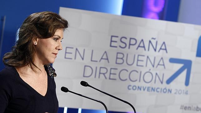 María Dolores de Cospedal, en la Convención nacional del partido