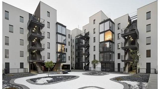 El edificio madrileño «Vallecas 47» elegido «Mejor fachada europea del año»