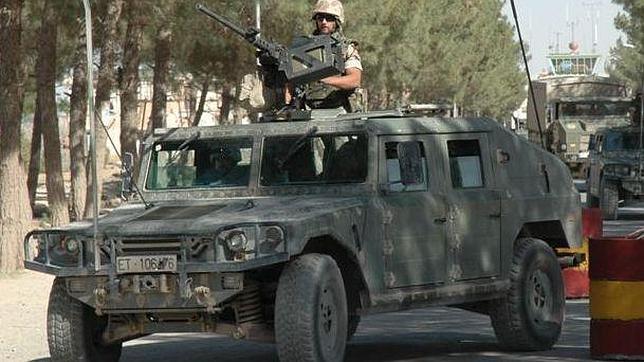 Un coche blindado de la gama «Vamtac»