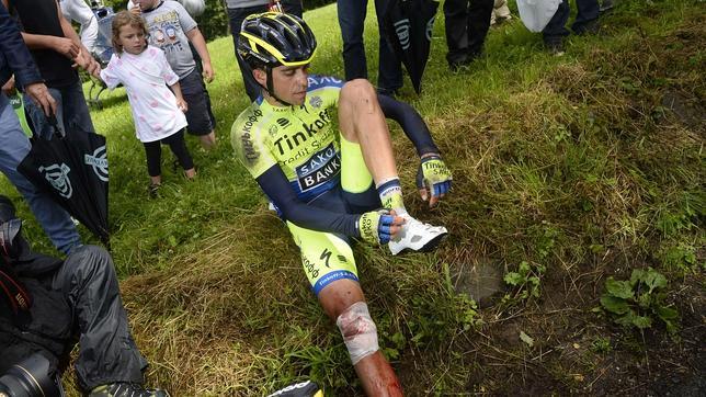 Contador: «No es nada fácil estar en la Vuelta»