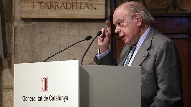 El expresidente de la Generalitat, Jordi Pujol, durante un acto institucional