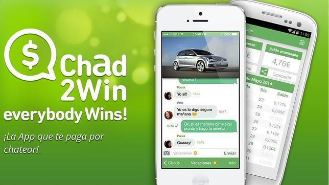 Chad2Win, la «app» que te paga por chatear, llega a Reino Unido con nuevo nombre