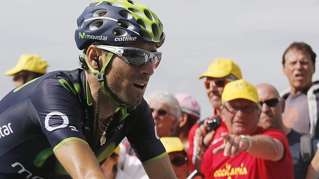 La lucha de Valverde por el podio