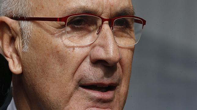 Primer plano de Duran Lleida en el Congreso