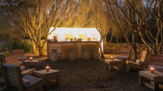 Su terraza está en plena armonía con la naturaleza