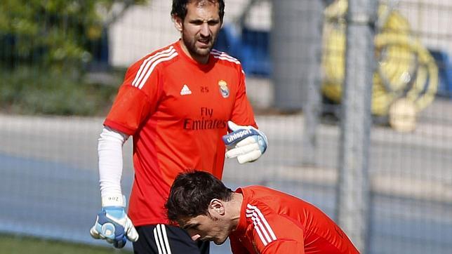 Casillas comienza a entrenar hoy, once días después que Diego López